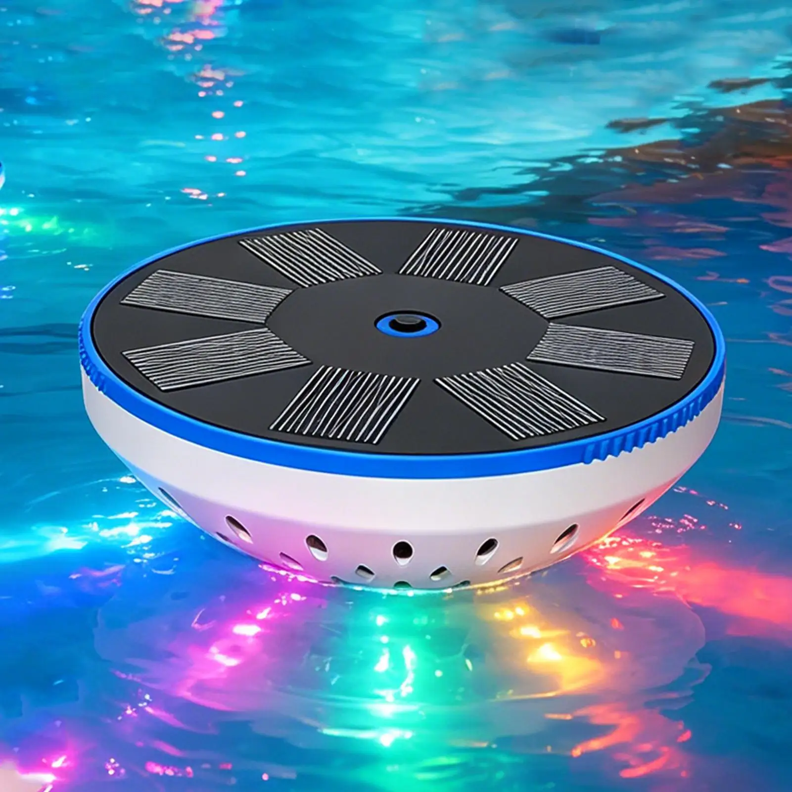 Solar Floating Pool Lights 10 Modes Waterproof LED Lighting Decor Swimming Pool Lights With Remote Control For Bathtub Spa
