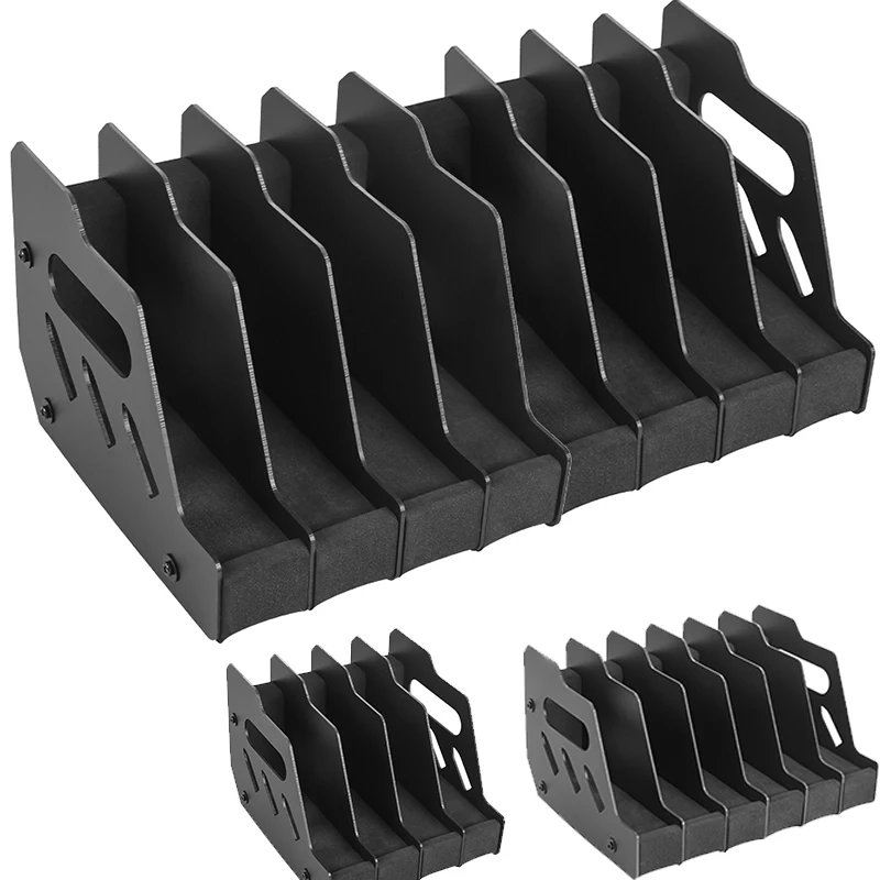 4/6/8 Slots Foam Pistol Rack Gun Holder Glock Display Stand Gun Safe Cabinet Storage Handgun Revolver Airsoft Weapoun Support