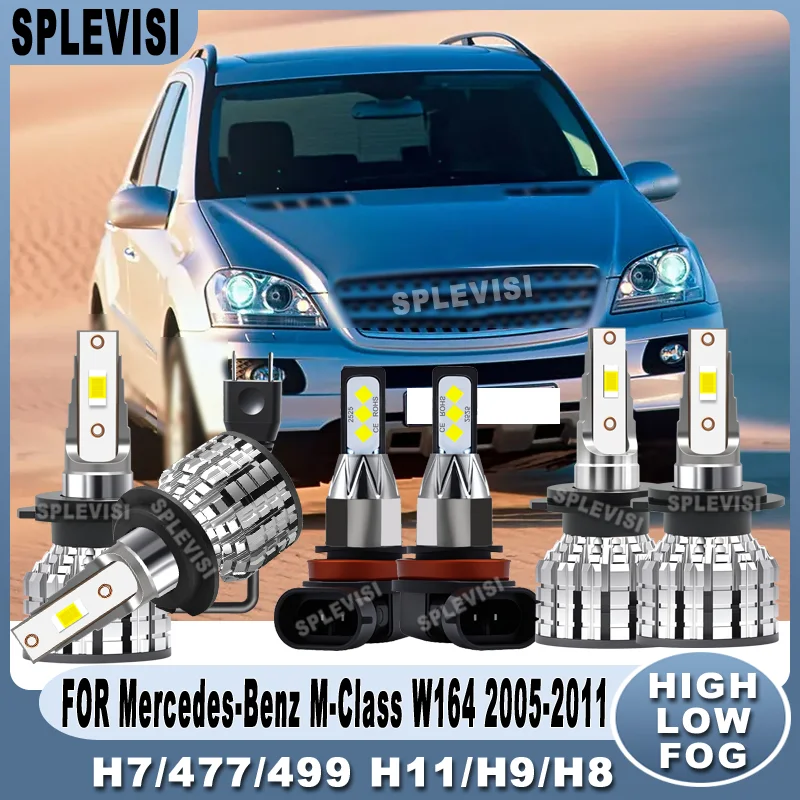 

Consistent Night Driving Safety H7/H11 LED Headlight Fog Light For Mercedes-Benz M-Class W164 2005 2006 2007 2008 2009 2010 2011