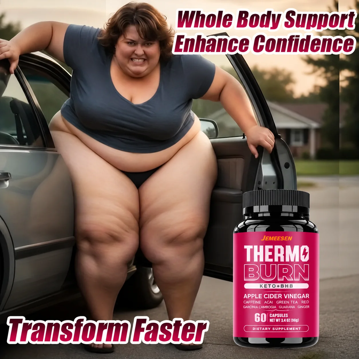 BHB BHB Dietary Capsules with BHB Premium Blend, Acai Fruit, Green Tea Leaf, Anti-carb Diet and Fat Burning, Metabolism Boost, Detox - Aliexpress Deal