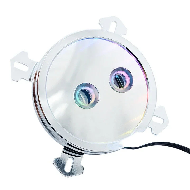 

Computer CPU water cooling head starry sky PR-XPM, RGB rainbow gradual change light effect