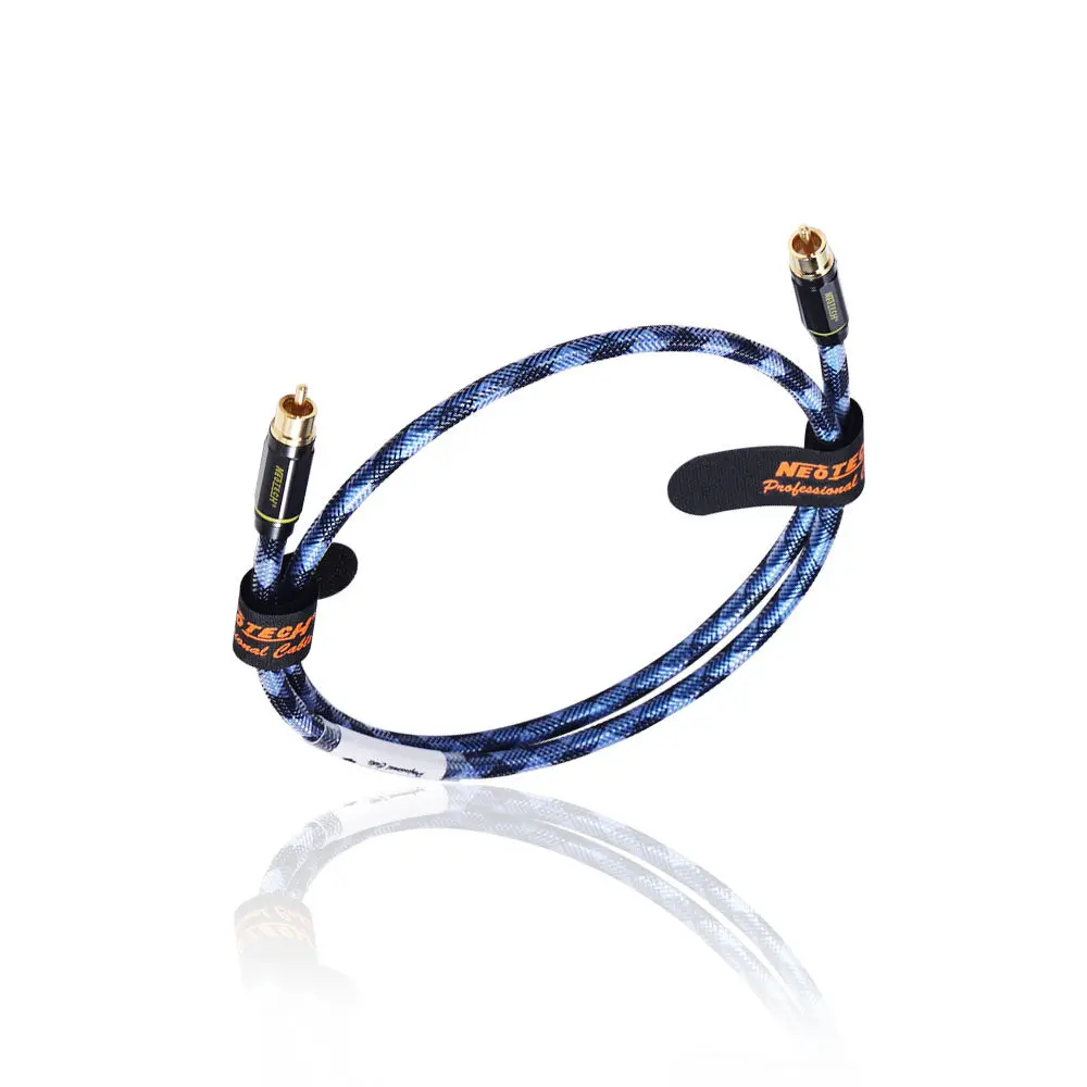 Taiwan Neotech Wanlong NEVD-1001 series single crystal silver audiophile coaxial digital signal cable
