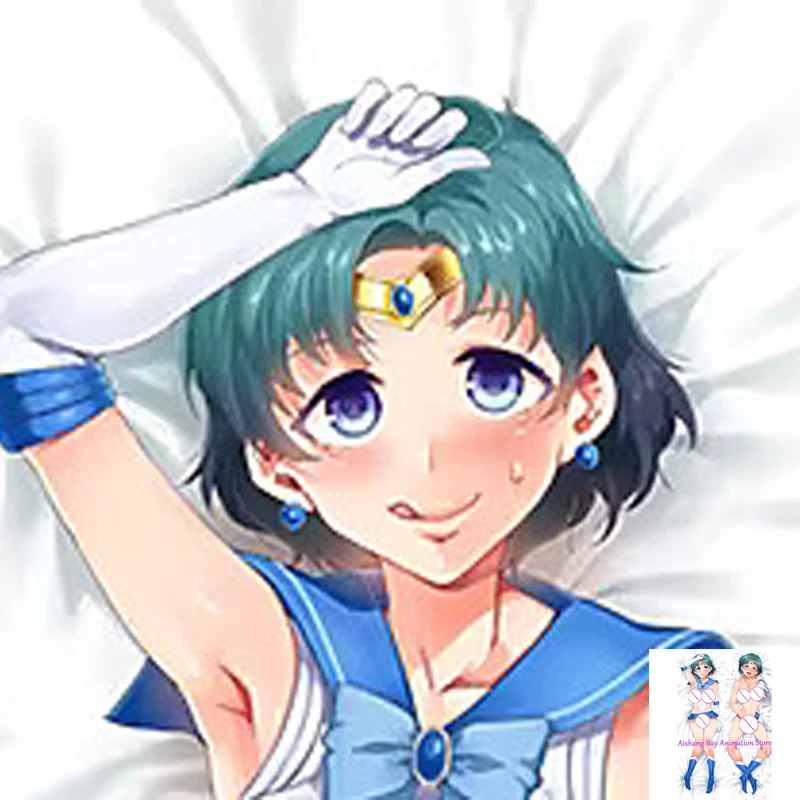 

Dakimakura Anime Pillow Cover Mizuno Ami Double Sided Print Life-size Body Decoration