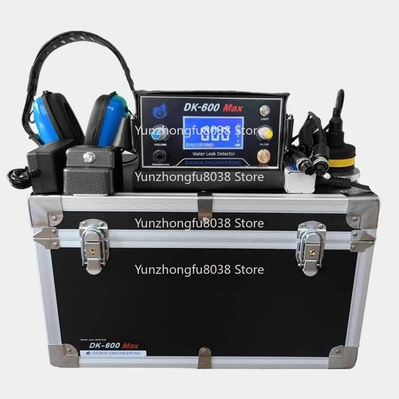 

Тестер утечек DK600Max/DLK Высокоточный тестер утечек Подземная вода Обнаружение утечек трубопровода Защита от помех