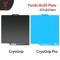BIQU Panda Build Plate CryoGrip Coating No Clog 257x257mm Spring Steel Double-sided Textured for BambuLab P1P P1S A1 3D Printer