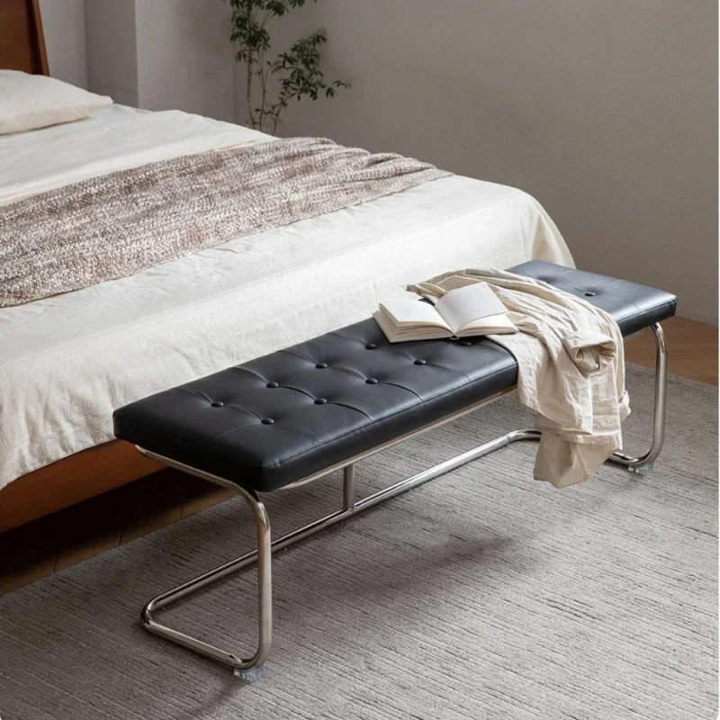 Minimalist Hallway Ottoman Bedroom Bed End Stools Light Luxury Entryway Bench Multi-Functional Dining