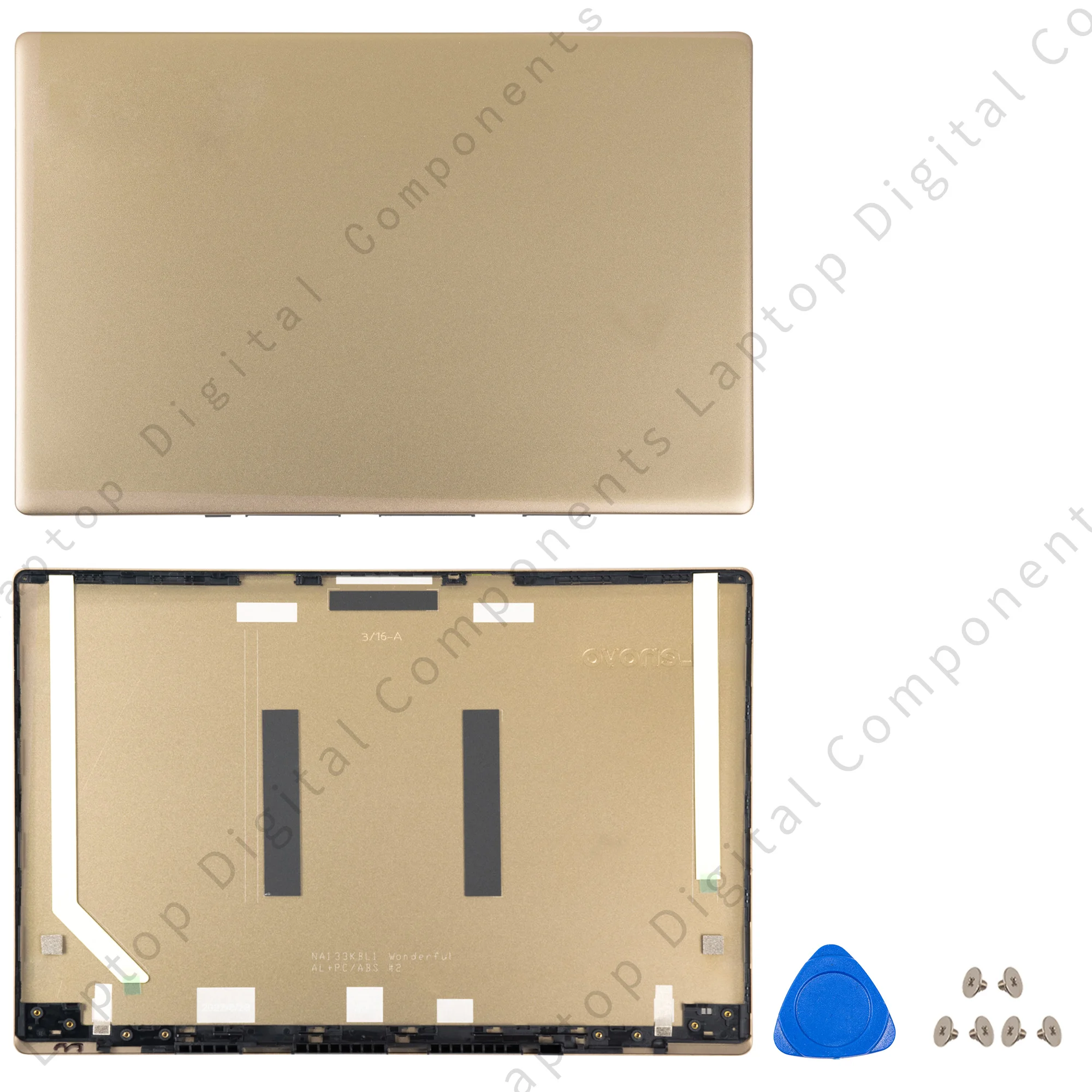 New Case For Lenovo Ideapad 320S-13 7000-13 320S-13IKB LCD Rear Lid Back Top Cover Front Bezel Palmrest Upper Bottom Case Gold