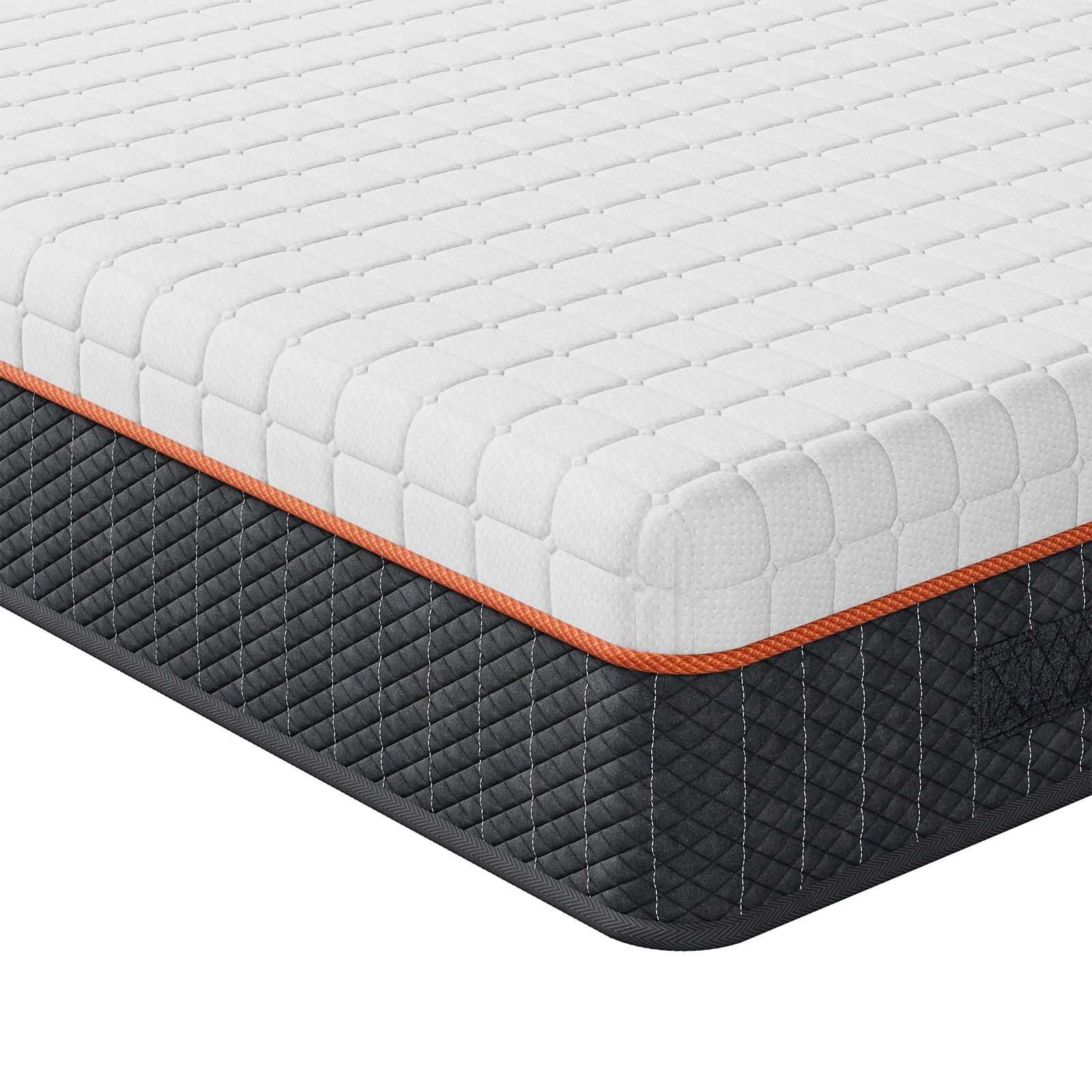 Memory Foam Matras, Ademend Matras voor Koele Slaap & Drukverlichting - Medium Matras CertiPUR-US Gecertificeerd