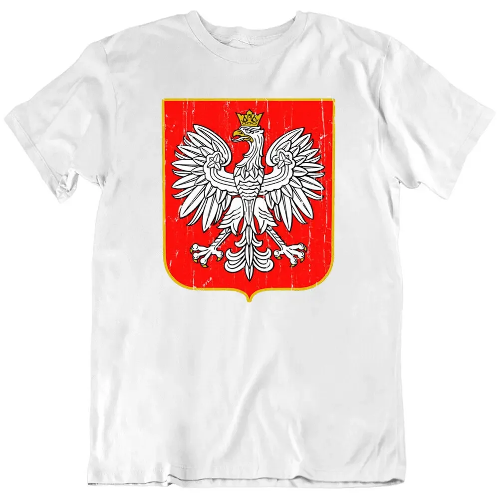 

Polska Poland Polish Eagle symbol Country Flag Outdoor Bird Freedom T Shirt New