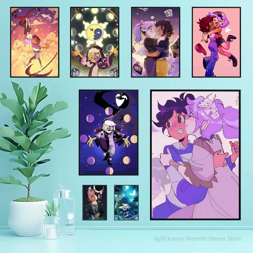 

T-The O-Owl H-House Anime Wall Art Canvas Painting Poster For Living Room Home Decor Decoration Picture