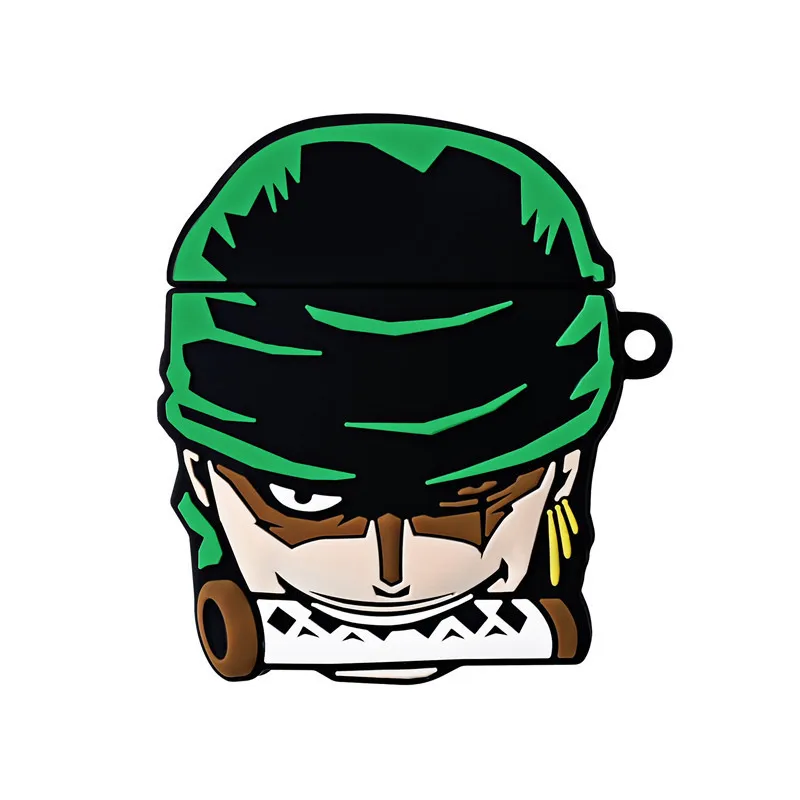 For Airpods Pro 2 Case,ONE PIECE Zoro 3D Anime Silicone Protective Earphone Cover For Airpods 1 2 3 Case Cover Funda view 5