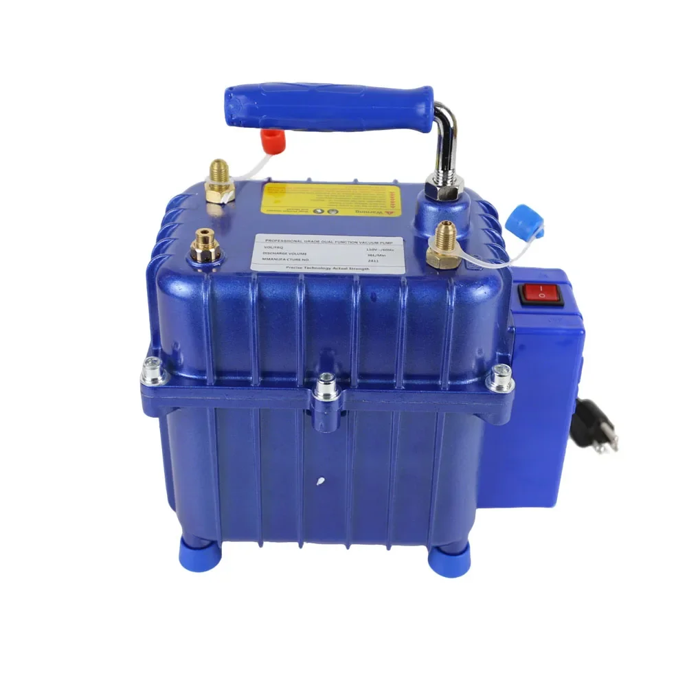Professional grade multi-functional two-in-one electric vacuum pump