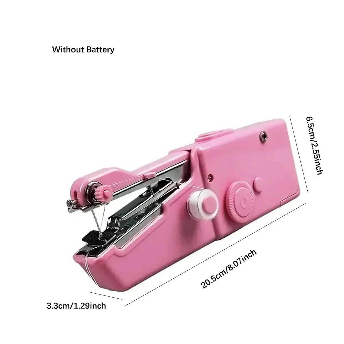ماكينة خياطة محمولة لاسلكية، إصلاح مدمج وسريع وأداة خياطة DIY، مناسبة للأقمشة والستائر والملابس