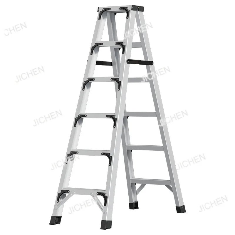 

Thickened aluminum alloy ladder Household unstacking herringbone ladder Telescopic ladder