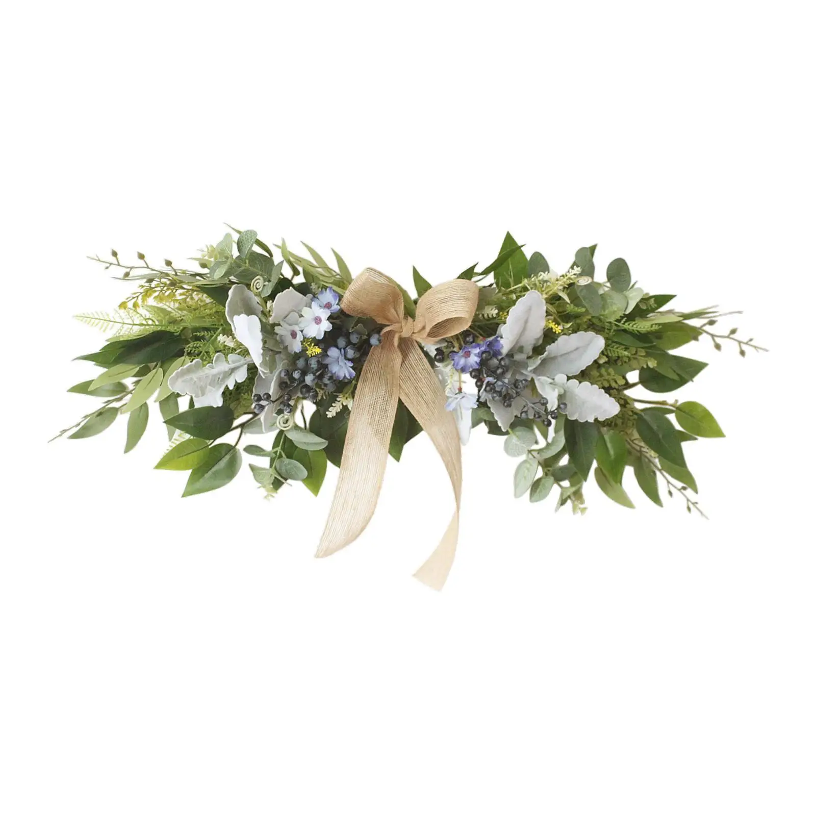 

Wedding Arch Flowers Artificial Flower Swag Wedding Welcome Sign Romantic Floral Swag Green Leaves for Festivals Celebrations