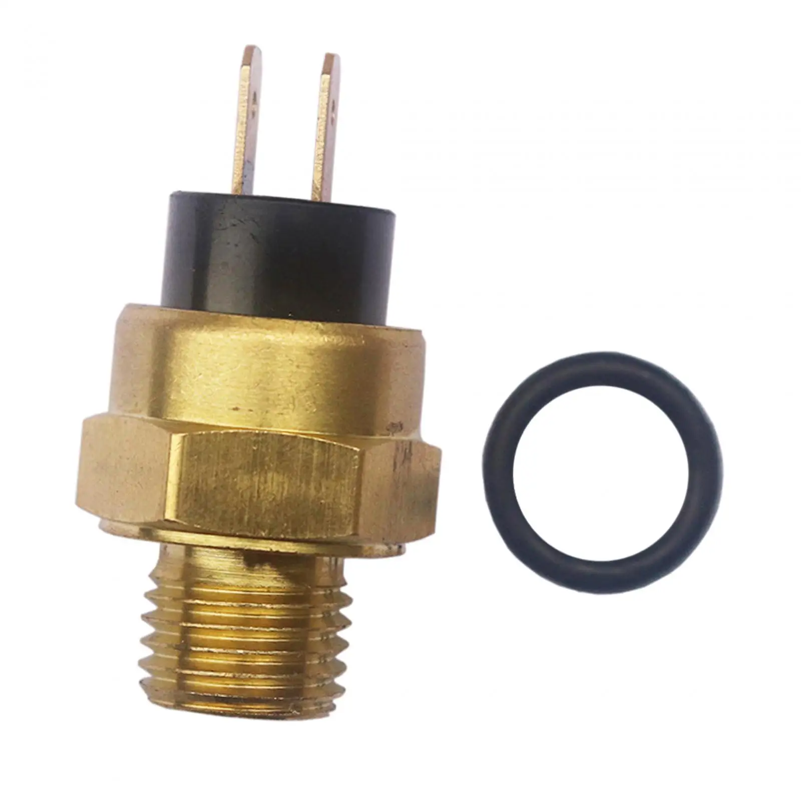 Radiator Cooling Fan Switch Universal Accessory Brass 80 Degree on Temperature Thermo Sensor Switch for Husberg 4 Stroke