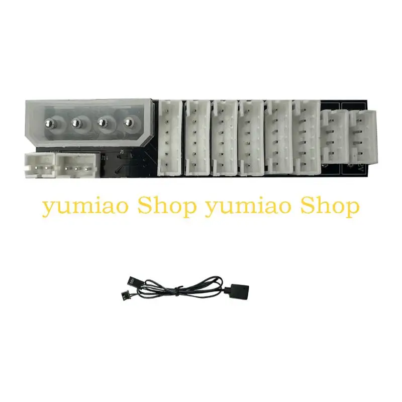 587B Universal Fan Speed Controller For 6 Fan 2 ARGB Light Strips Simple Setups