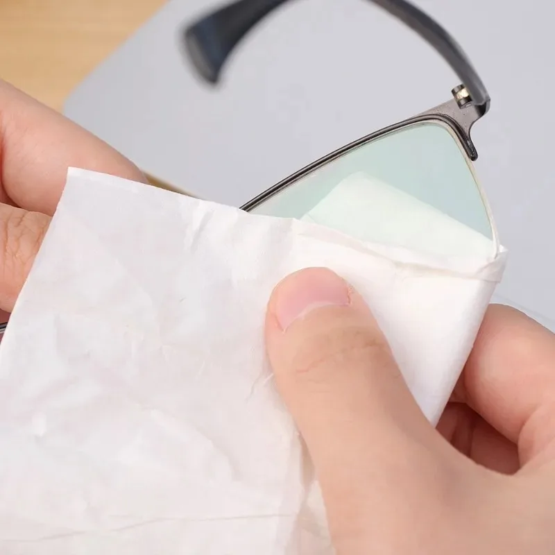 Paño de limpieza para lentes de cámara, papel húmedo y seco, prehumedecido, envuelta individualmente, antivaho, para gafas, iPhone 15, 10/1 Uds.