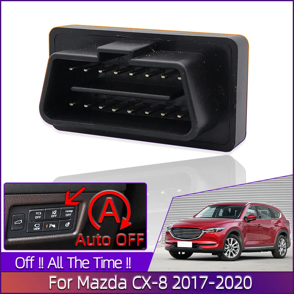 

For Mazda CX-8 2013-2021 i-stop Disabler Controller Automatically Stop Start System Off Closer Multifunction OBD Plug Socket