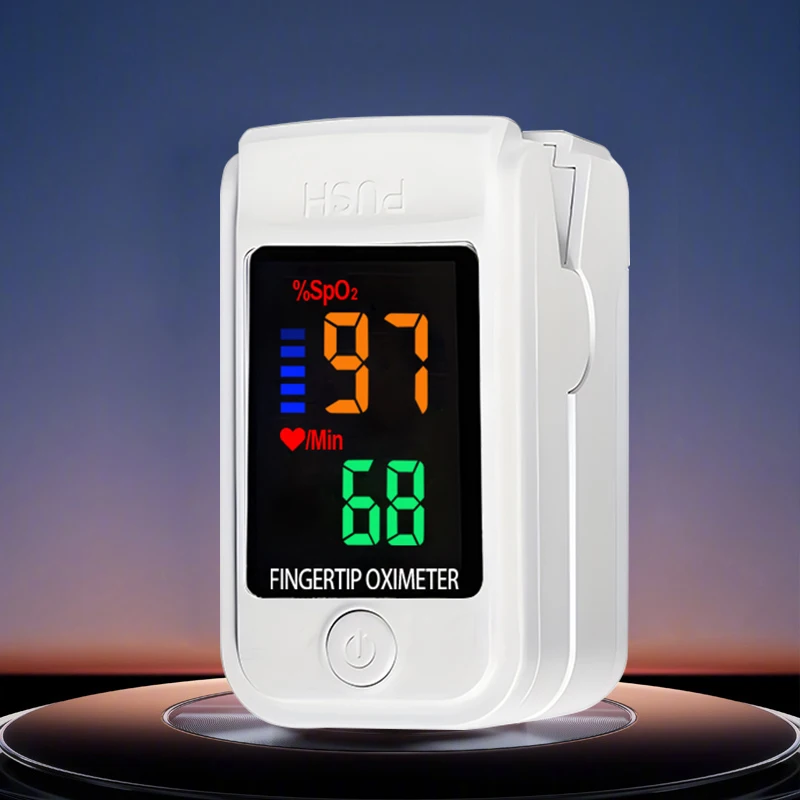Medical Digital Fingertip Pulse Oximeter Blood Oxygen Saturation Meter Finger SPO2 PR Monitor Oximetro Heart Rate Home Sport