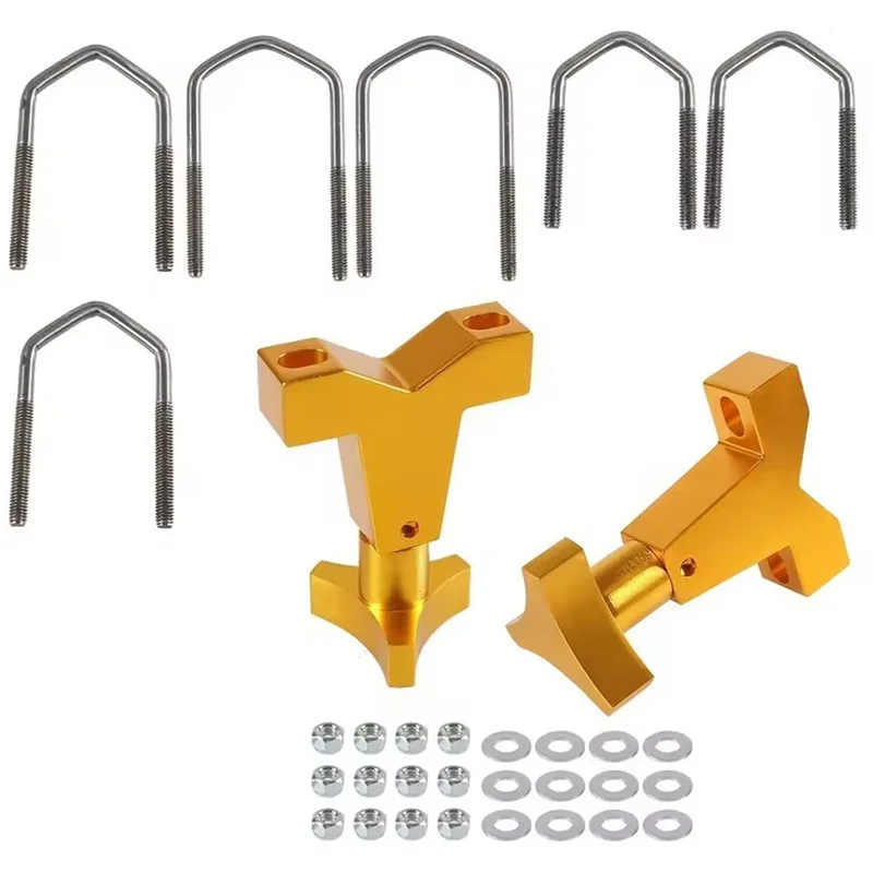 

High Lift Universal Mount 1-2.5Inch For Front Tube Adjustable Jack Tube Bracket For Jeep Wrangler JK TJ Roof Rack Front-A67F