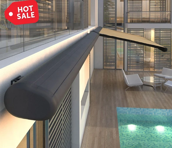 

Custom Electric Patio Garden Aluminum Full Cassette Acrylic Wholesale Awning Retractable Folding Arm Outdoor Retractable Awning