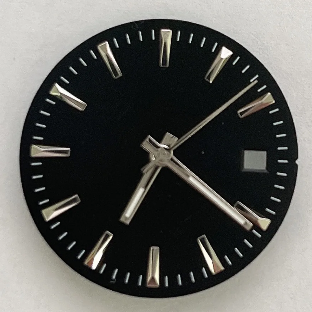 28.5 مللي متر المشارب أمة الله ساعة بسيطة الطلب والأخضر مضيئة الأيدي مجموعة تعديل ساعة اكسسوارات لحركة NH35 4R36 7S