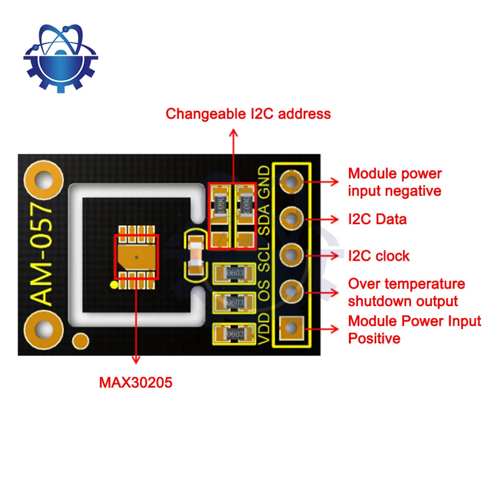 MAX30205 Human Sensor Body Sensor Module Induction Switch Module Low Voltage Output 3.3V Microwave Radar Sensor