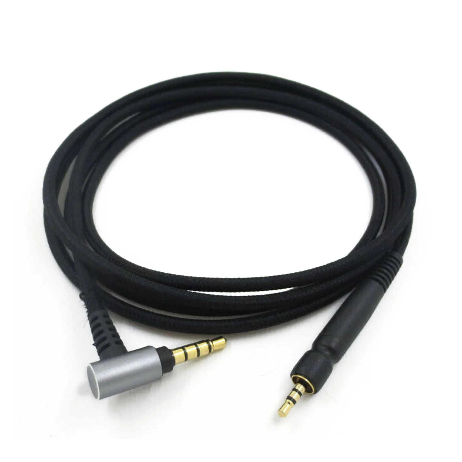 Cabo de áudio para fones de ouvido, 1.2m/2m, para sennheiser game one/game zero/pc 373d/pc37x/gsp350/gsp500/gsp600, peça de reposição
