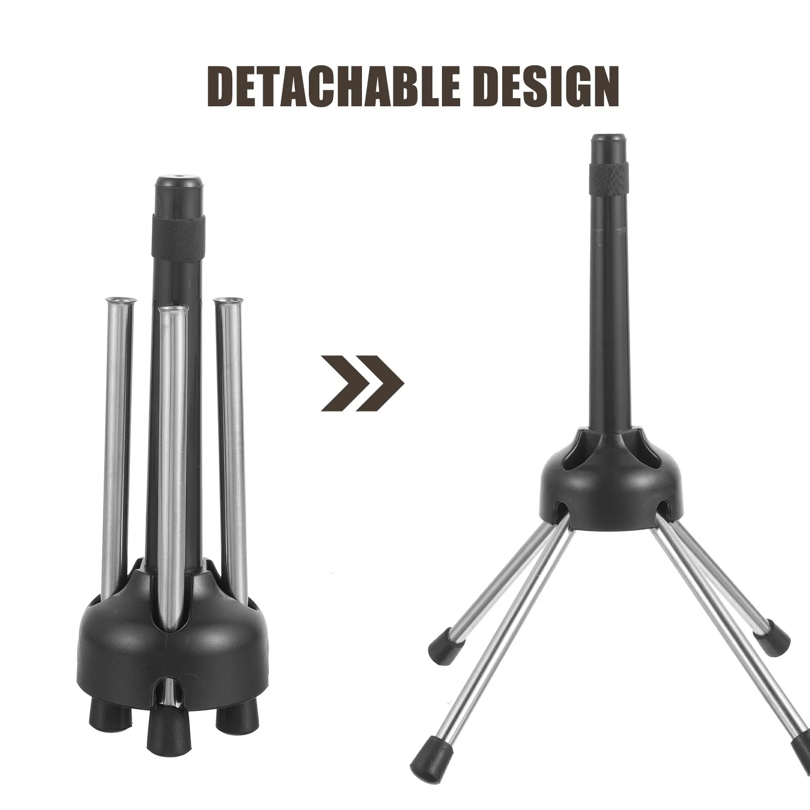Recorder Stand Musical Instrument Stands Flute Portable Detachable Clarinet Rack Foldable Holder