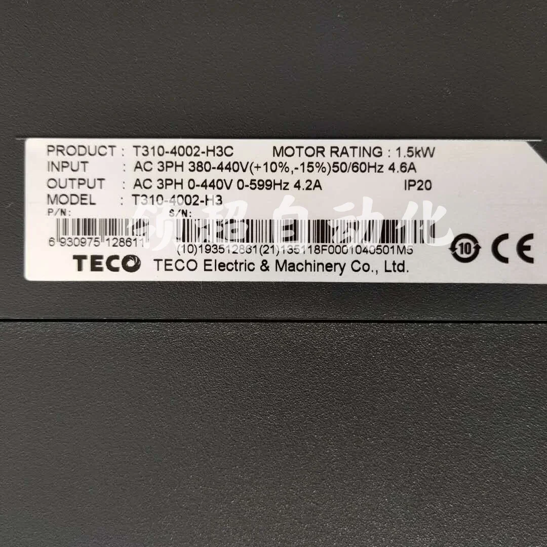 2026.4TECO Dongyuan Inverter Taian Inverter T310-4002-H3C Universal 1.5KW 440V