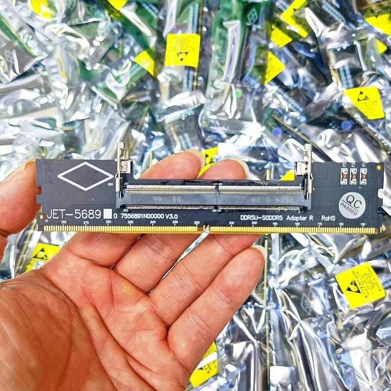 DDR5 SODIMM to UDIMM Memory Adapter Laptop DDR5 RAM Convert Card for Desktop Motherboard Testing