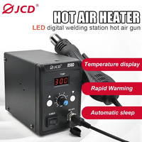 JCD Hot Air Gun 858D BGA Rework Soldering Station Blower Hair Dryer Hairdryer Soldering Heat Gun 220V For SMD SMT Welding Repair