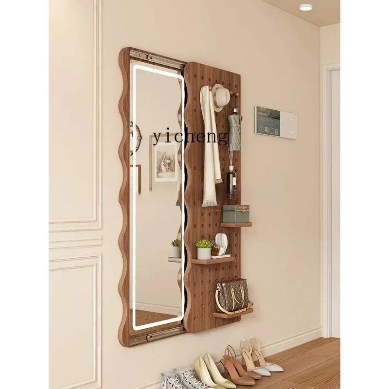 JZ-8  Push-pull Invisible Full-length Mirror Full-body Home Wall Mirror Can Block The Living Room Entrance Entrance Mirror