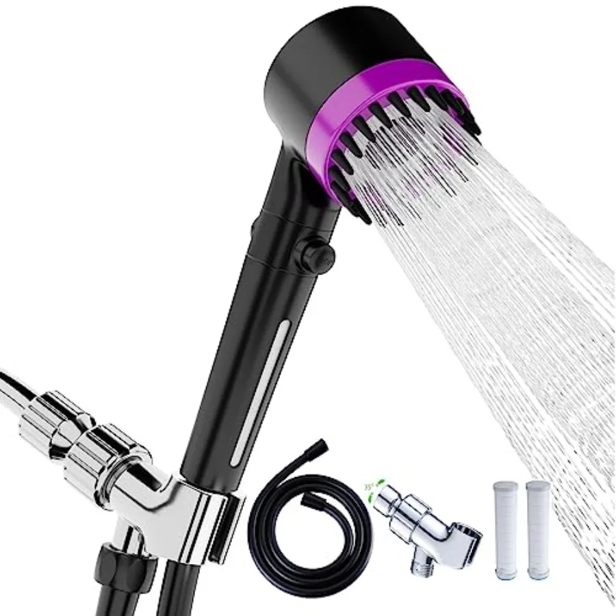 

High Pressure Handheld Shower Head High Pressure Shower Heads- High Flow Even with Low Water Pressure - Hand Held Showerhead Se