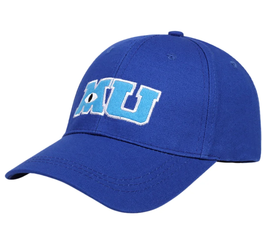 Neue Big Eye Cap Monster University MU Anime Unisex Baseballkappe für Erwachsene Comic Outdoor Big Eye Stickerei Baumwolle Snapback Hut Geschenk – Detail 2