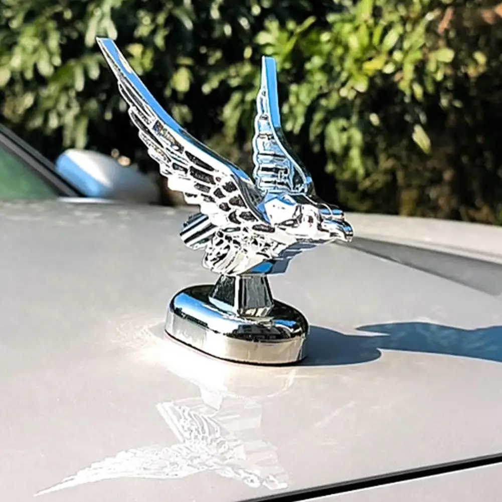 3Dメタル製フライングイーグルカーフードオーナメントフロント - 3D Printing Eagle のレビューと価格