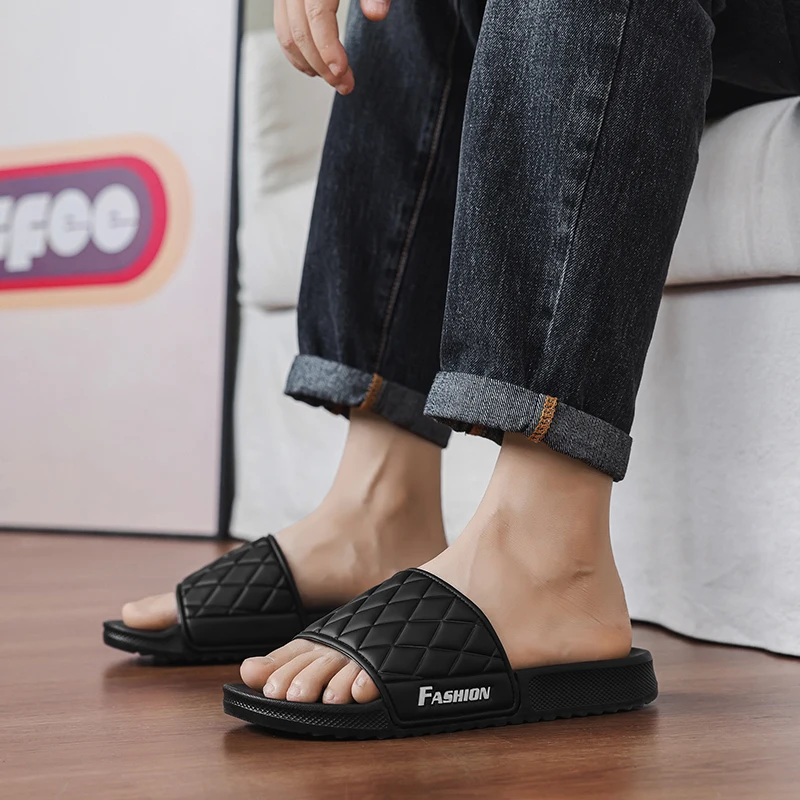 Summer Beach Slippers Men's Fashion Comfortable EVA Breathable Sandals Home Indoor and Outdoor Sandals Plus Size Slippers 46 47 image 5