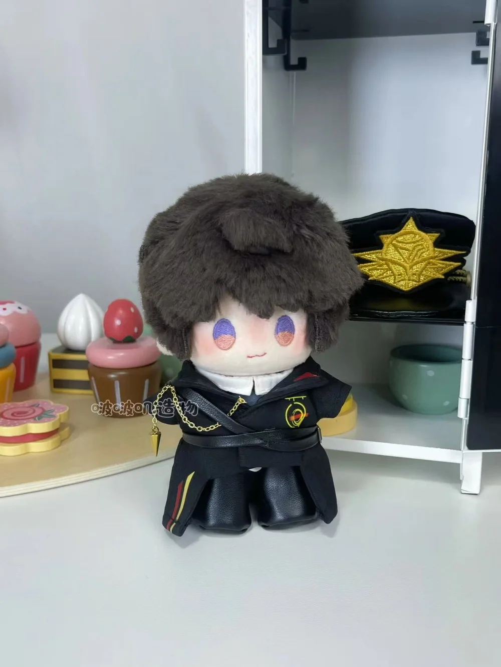 

Original Game Love and Deepspace Caleb Role Play Captain Handsome Suit For 10cm Doll Toy Clothes Cosplay Gift Cool