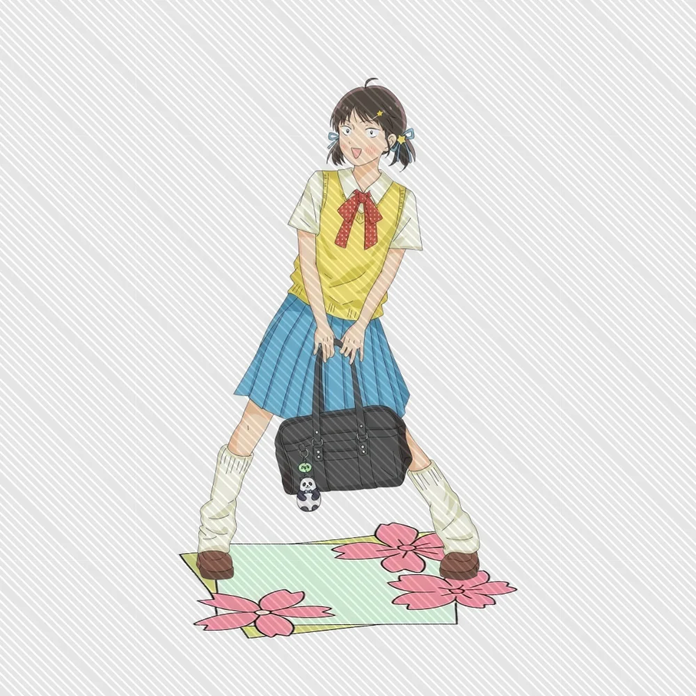 Skip and Loafer Acrylic Keychain Stand Model