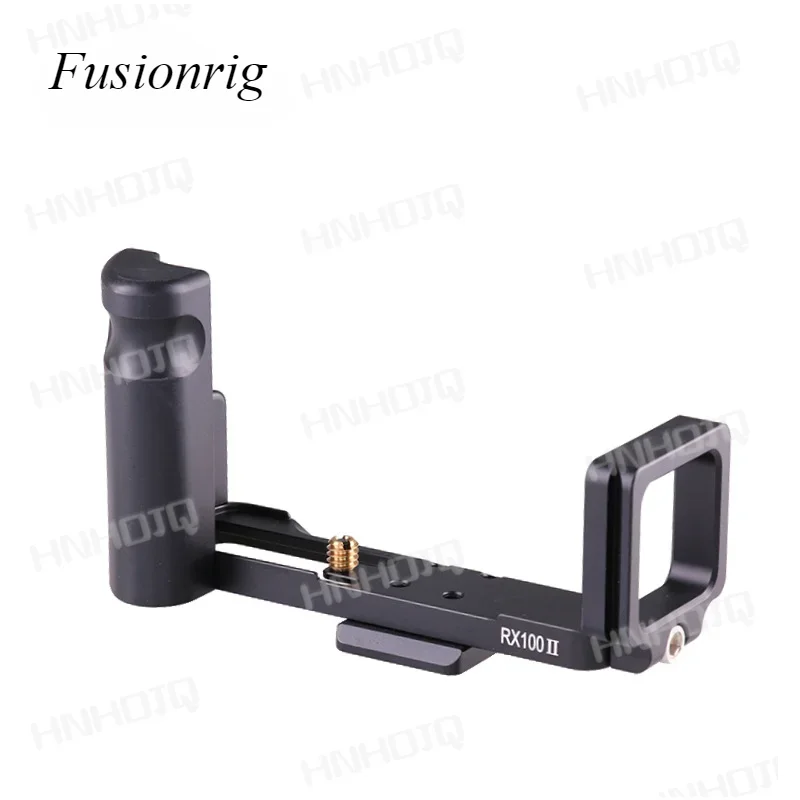 For RX100II/III Rx100v/M6 Camera L-Type Quick Shoe L-Shaped Plate Black Card Handle Vertical Camer Holder