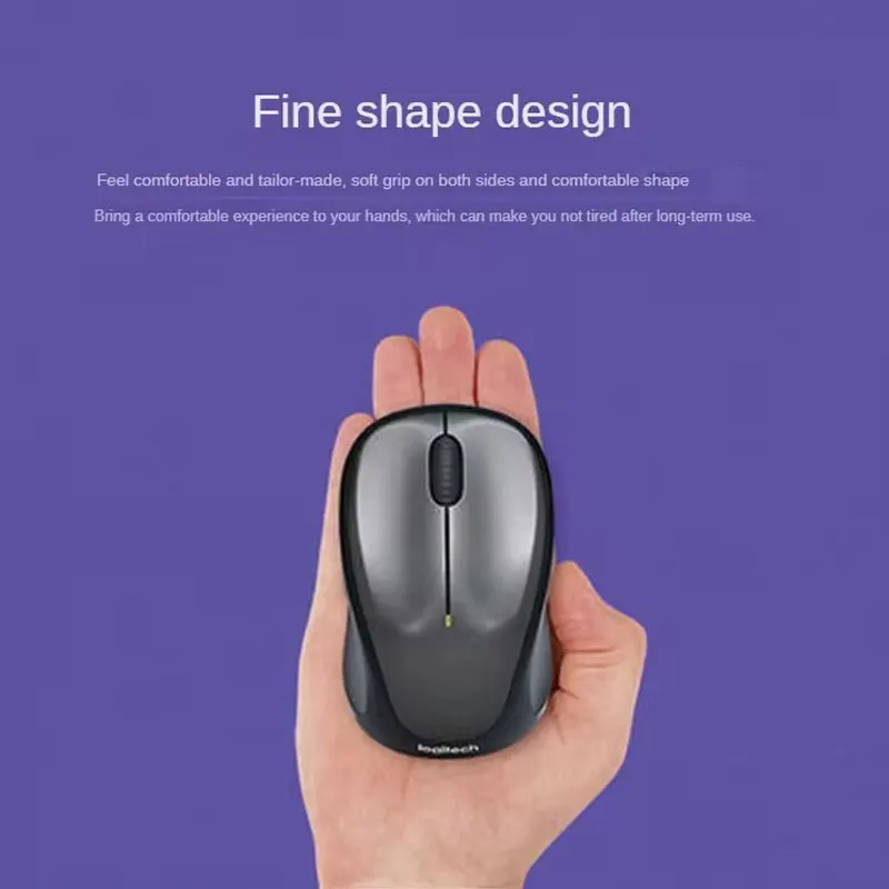 로지텍 M235 무선 마우스, 노트북, 데스크탑, 휴대용 사무실, 가정 광전 최적 연결 기술