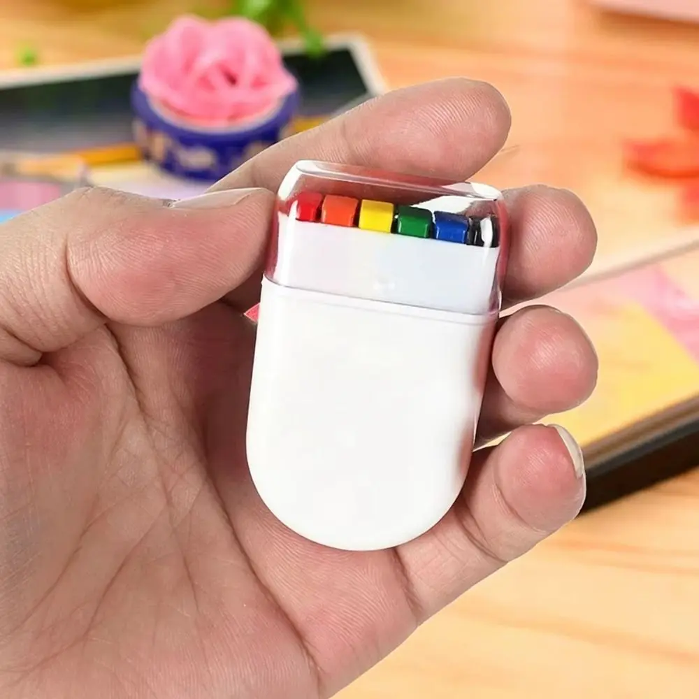 Vibrant 6 Colors Face Paint Stick Water Soluble Bright Colors Rainbow Body Paint Non Toxic Rainbow DIY Body Art Carnival