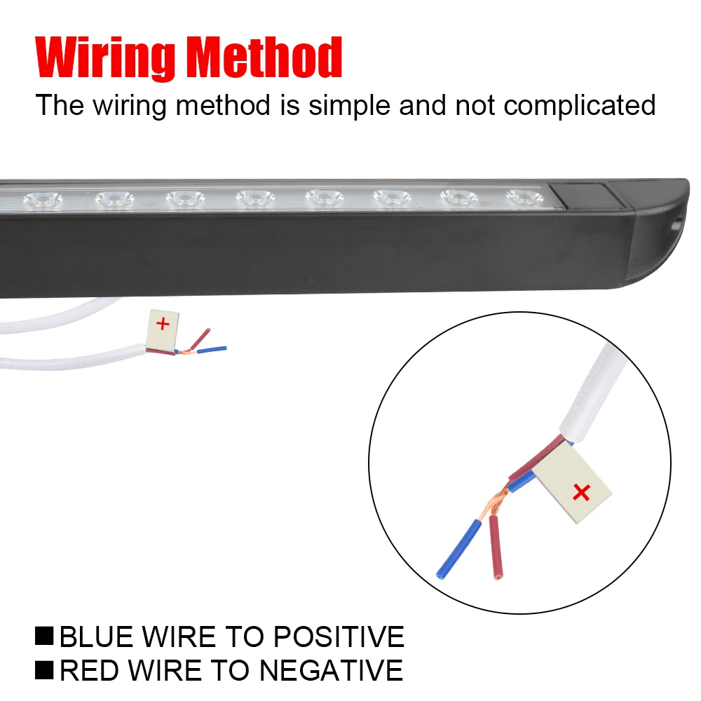 屋外キャンプライト機器、RVキャラバンインテリアウォールランプ、オーニングランプ、トレーラーエクステリアランプ、6000k、12-28v