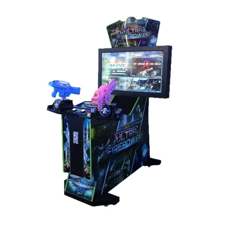 

Video game city large shooting game machine simulation double gunfight shopping mall children's play