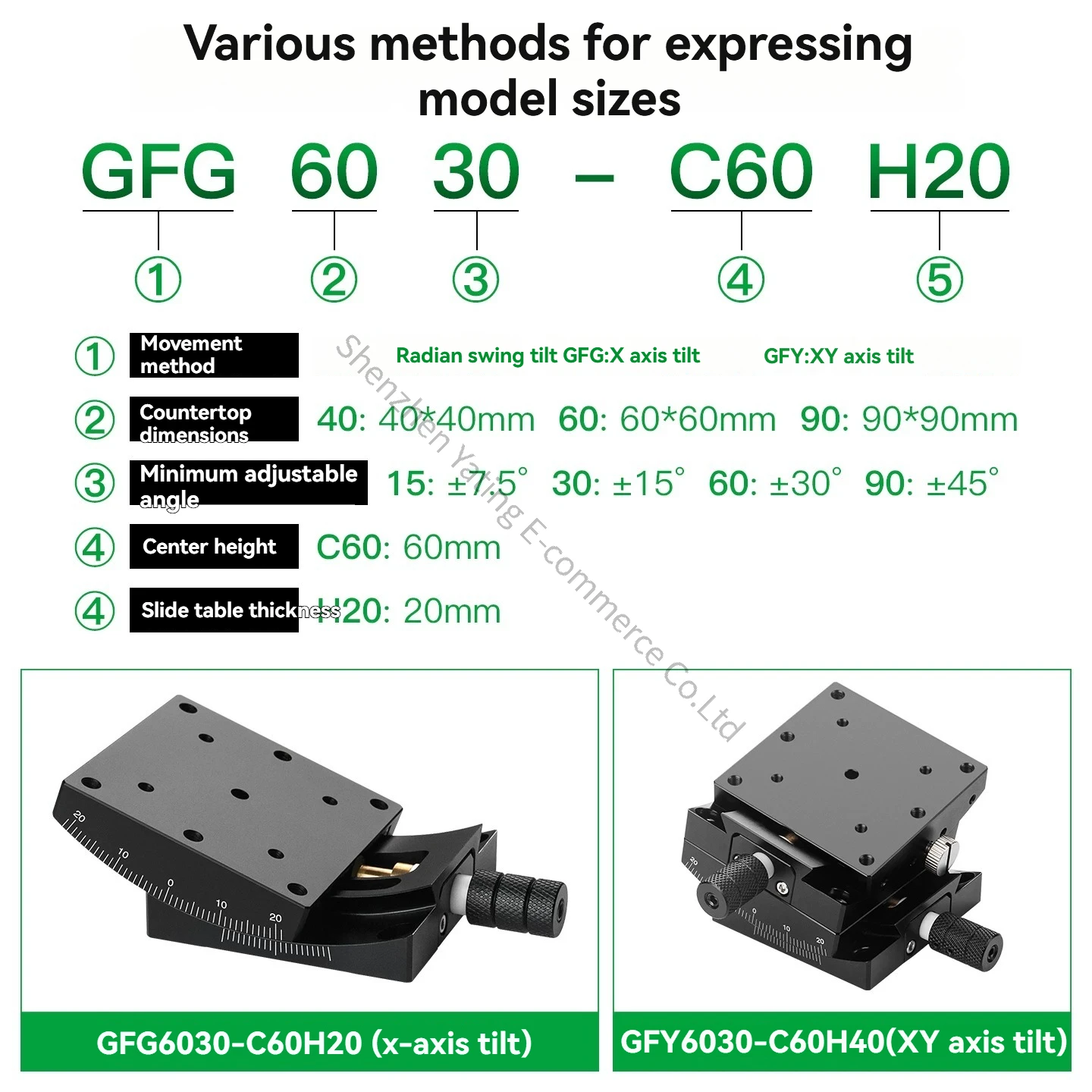 Manual Goniometer Radian Tilt Angle Table Arc Slide Table Test Table Camera Optical Adjustment Frame Experimental Fine-tuning