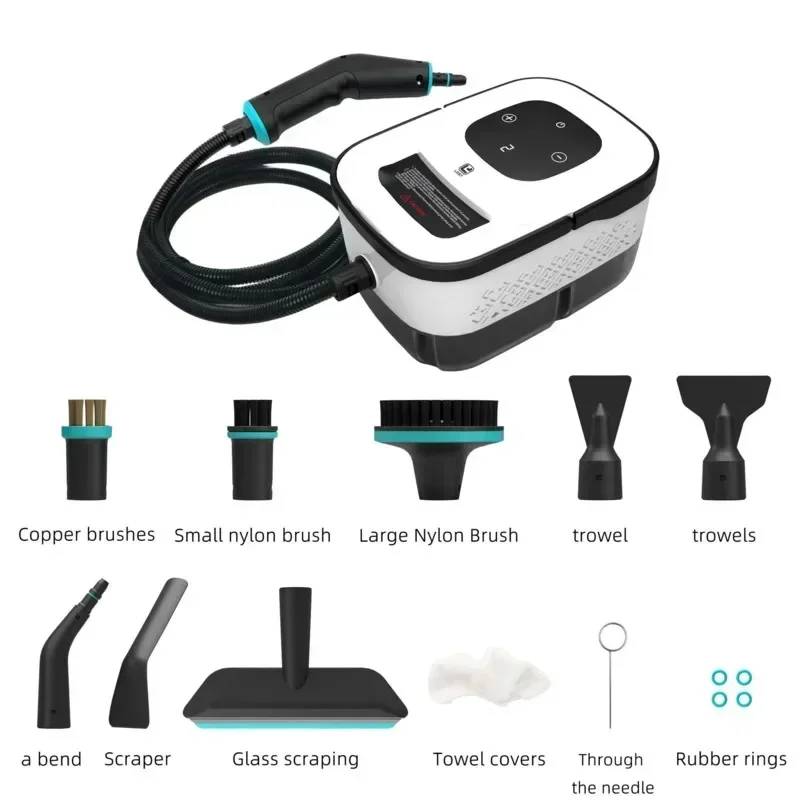 220V 1250ml High Pressure Cleaning Steam Machine Car Eauty Industry Steam Cleaning Machine Multifunctional Portable Cleaner 썸네일 6