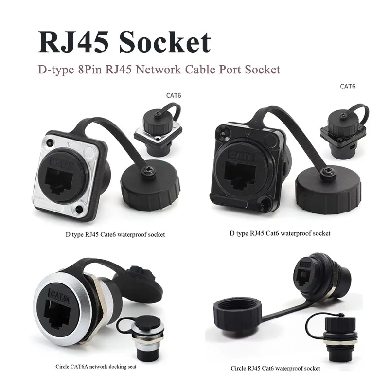 Waterproof RJ45 CAT…