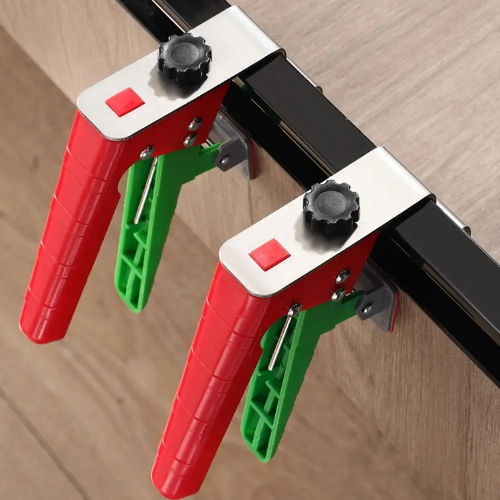 

Adjustable Press Type Drawer Clamp Quick Clamping Non-slip Drawer Fixing Clamp Stable Stainless Steel Panel Installation Clip