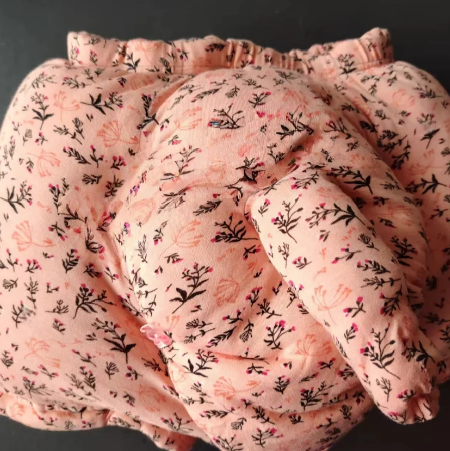 

Handmade Men's Modal Filled Cotton Underwear JJ Sheath Sissy Flower Warm Briefs Comfortable Soft Private Party FKK Costume